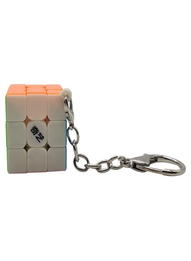 Hawkister QiYi Mini 3x3 Keychain Cube Stickerless 3CM Keyring Magic Cube Puzzle - Image 5